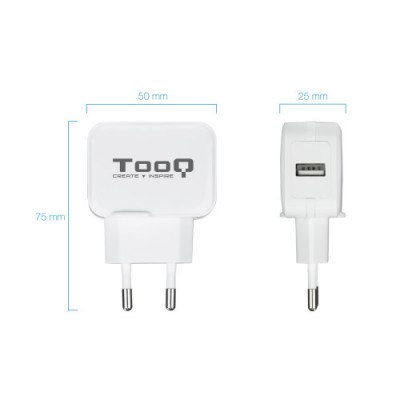TooQ TQWC 1S01WT cargador de dispositivo movil Blanco Interior