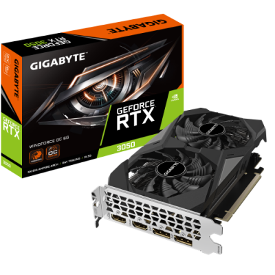 GIGABYTE GeForce RTX 3050 WINDFORCE OC 6G NVIDIA 6 GB GDDR6