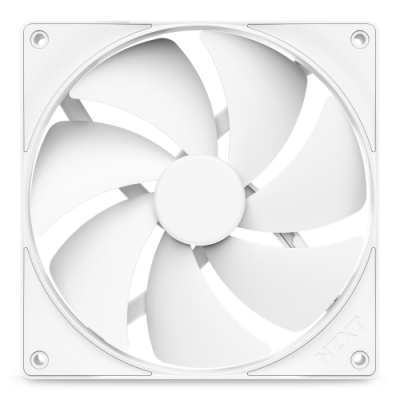 NZXT F140P Carcasa del ordenador Ventilador 14 cm Blanco 1 piezas