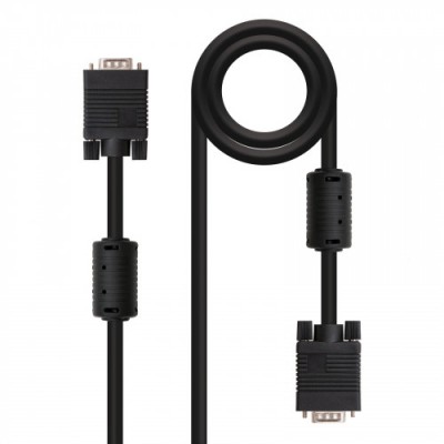 Nanocable CABLE SVGA CON FERRITA HDB15 M HDB15 M 18 M