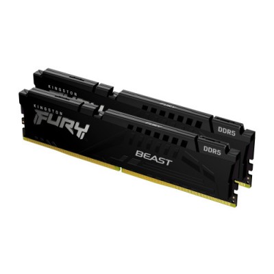 MEMORIA KINGSTON FURY BEAST BLACK DDR5 32GB KIT2 5600MT S CL36 KF556C36BBEK2 32