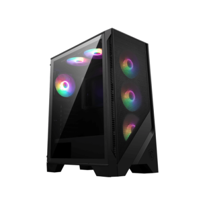 MSI MAG FORGE 120A AIRFLOW carcasa de ordenador Midi Tower Negro Transparente