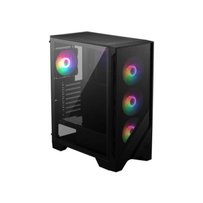 MSI MAG FORGE 120A AIRFLOW carcasa de ordenador Midi Tower Negro Transparente