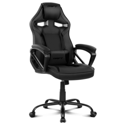 DRIFT DR50 Silla para videojuegos de PC Asiento acolchado tapizado Negro