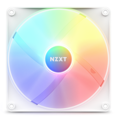 NZXT F140 RGB Core Carcasa del ordenador Ventilador 14 cm Blanco 1 piezas