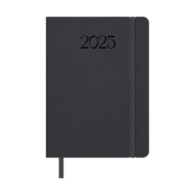 AGENDA 2025 MANHATTAN DIA PAGINA 14 X 20 CM COLOR NEGRO DOHE 12867 25