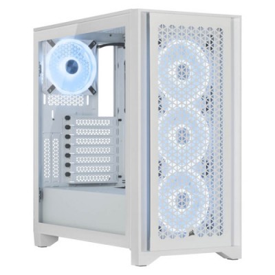 CAJA CORSAIR ICUE 4000D RGB AIRFLOW CRISTAL TEMPLADO BLANCA CC 9011241 WW