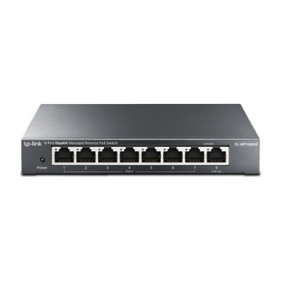 TP Link TL RP108GE switch Gestionado L2 Gigabit Ethernet 10 100 1000 Energia sobre Ethernet PoE Negro