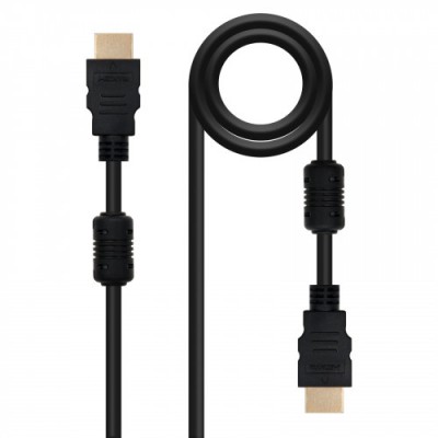 Nanocable CABLE HDMI V14 ALTA VELOCIDAD HEC CON FERRITA A M A M 18 M