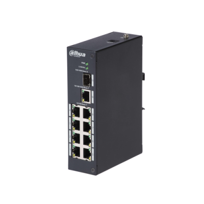 DH PFS3110 8T DAHUA SWITCH INDUSTRIAL L2 8 PUERTOS 1 UPLINK GIGABIT 1 SFP