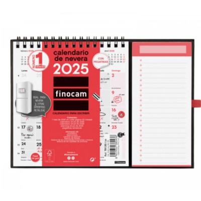 CALENDARIO 2025 NEUTRO PARED ESCRIBIR 300X300MM FINOCAM 781520025