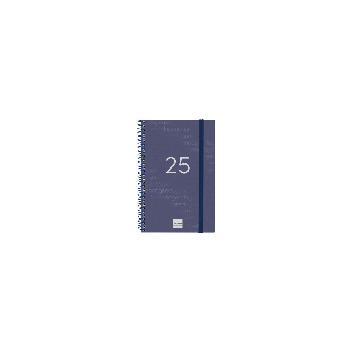 AGENDA 2025 BASIC YEAR E5 117X181MM SEMANA VISTA HORIZONTAL AZUL FINOCAM 741441025