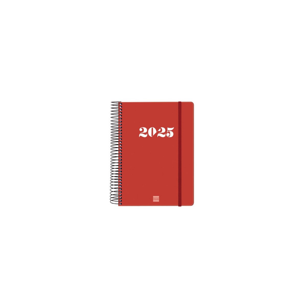 AGENDA 2025 BASIC MY E10 155X212MM DIA PAGINA ROJO FINOCAM 743523025