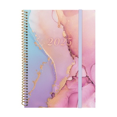 AGENDA 2025 TRENDY DESIGN E10 155X212MM SEMANA VISTA HORIZONTAL GOLDY FINOCAM 742232625