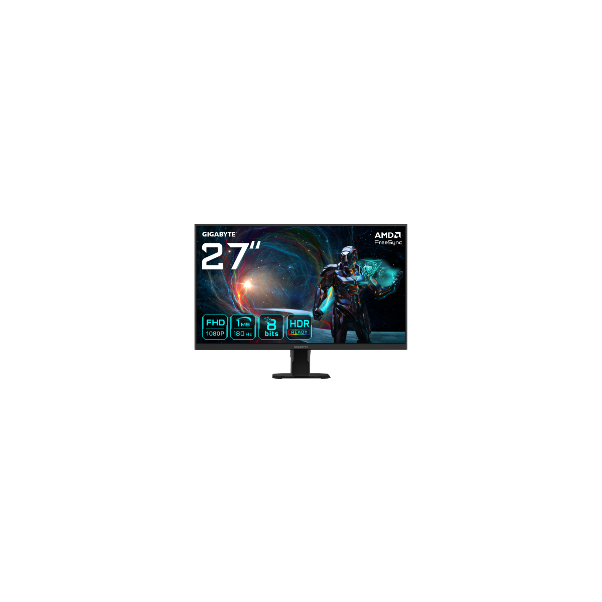 GIGABYTE GS27FA 27 Monitor de Juego FHD 1920 x 1080 FHD 180Hz 1ms 300 cd m2 FreeSync HDR Ready HDMI 20