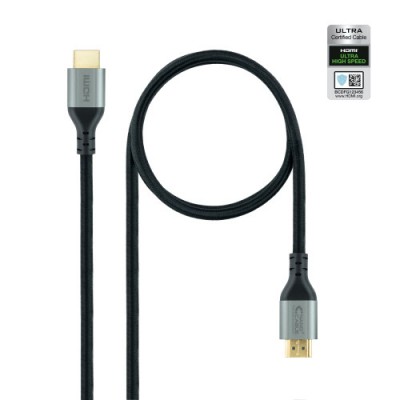 Nanocable Cable HDMI 21 Certificado ULTRA HIGH SPEED A M A M Negro 2 m