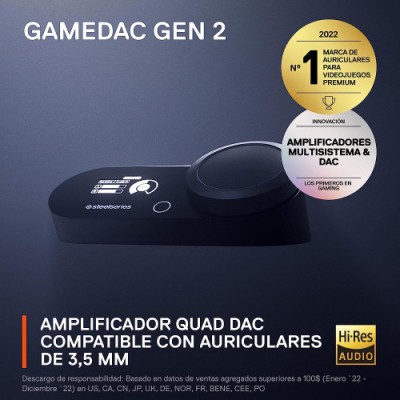 AURICULARES STEELSERIES ACCESORIO GAMEDAC GEN 2 60262