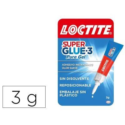 LOCTITE SUPERGLUE 3 GEL REPOSICIONABLE BL 3 GR LOCTITE 2943113