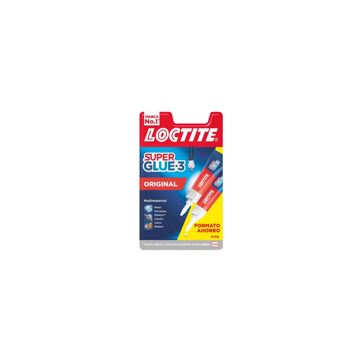 LOCTITE SUPERGLUE 3 ORIGINAL DUO 2X3 BL 3GR3GR LOCTITE 2640781