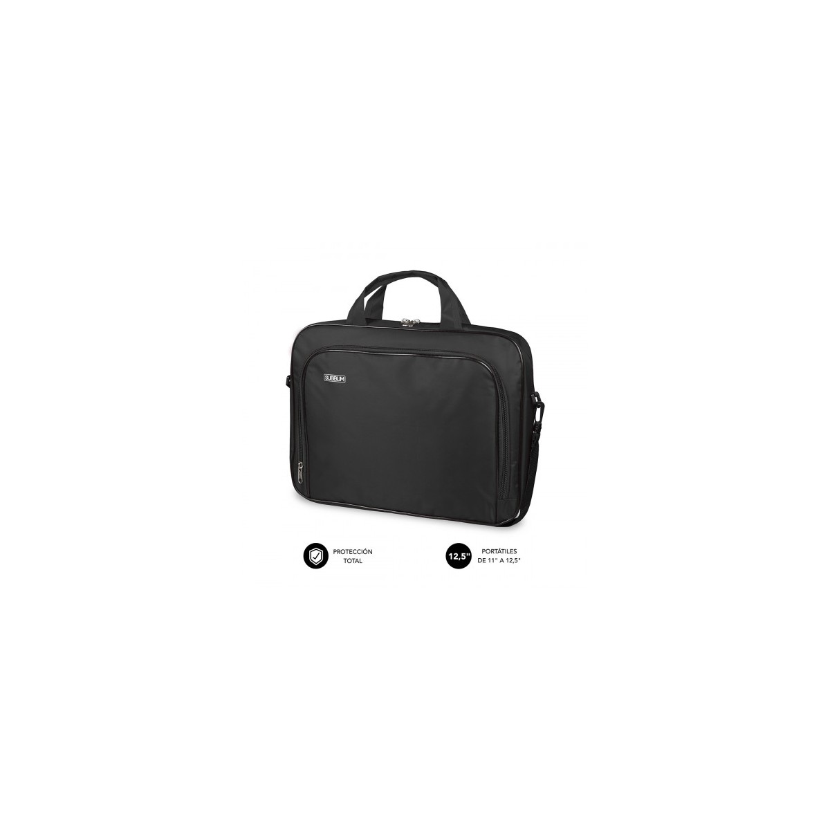 SUBBLIM Maletin Ordenador Oxford Laptop Bag 11 125 Black