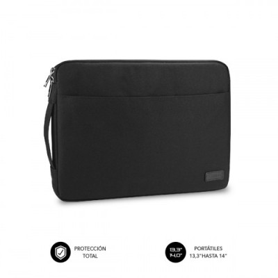 SUBBLIM Funda Ordenador Urban Laptop Sleeve 133 14 Black