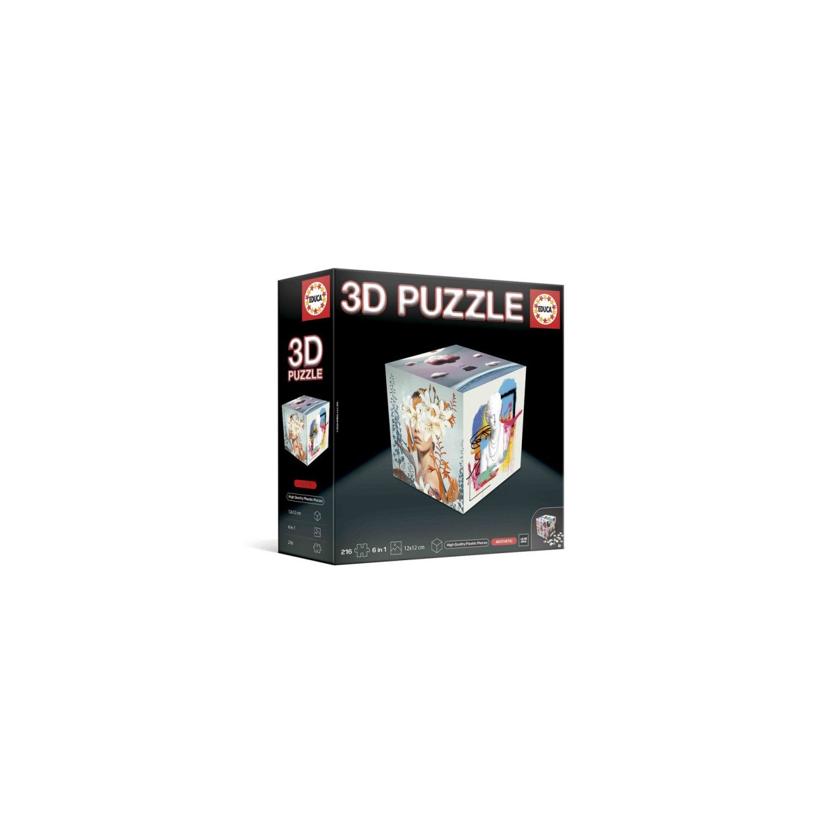 PUZZLE CUBO 3D ANIMALES EDUCA BORRAS 20125