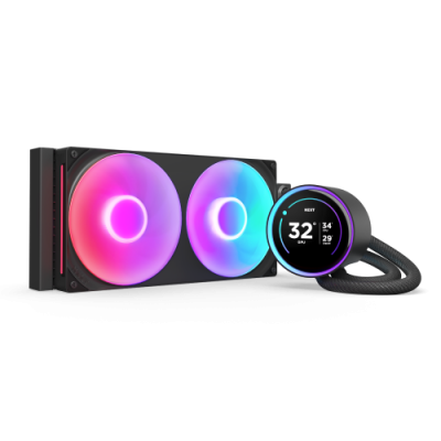 NZXT Kraken Elite 280 RGB Procesador Sistema de refrigeracion liquida todo en uno 14 cm Negro 1 piezas