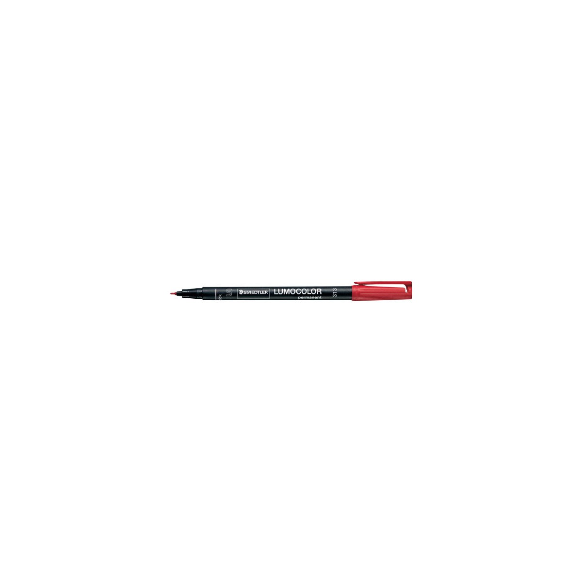 MARCADOR LUMOCOLOR PERMANENTE PUNTA SUPERFINA 04MM ROJO STAEDTLER 313 2