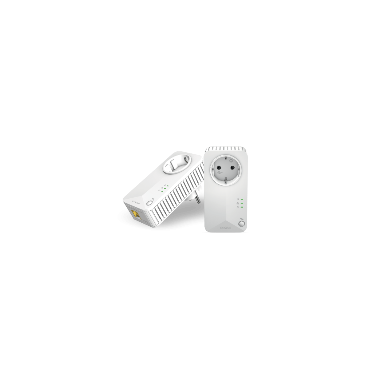 Strong Powerline 600 Duo 600 Mbit s Ethernet Blanco 2 piezas
