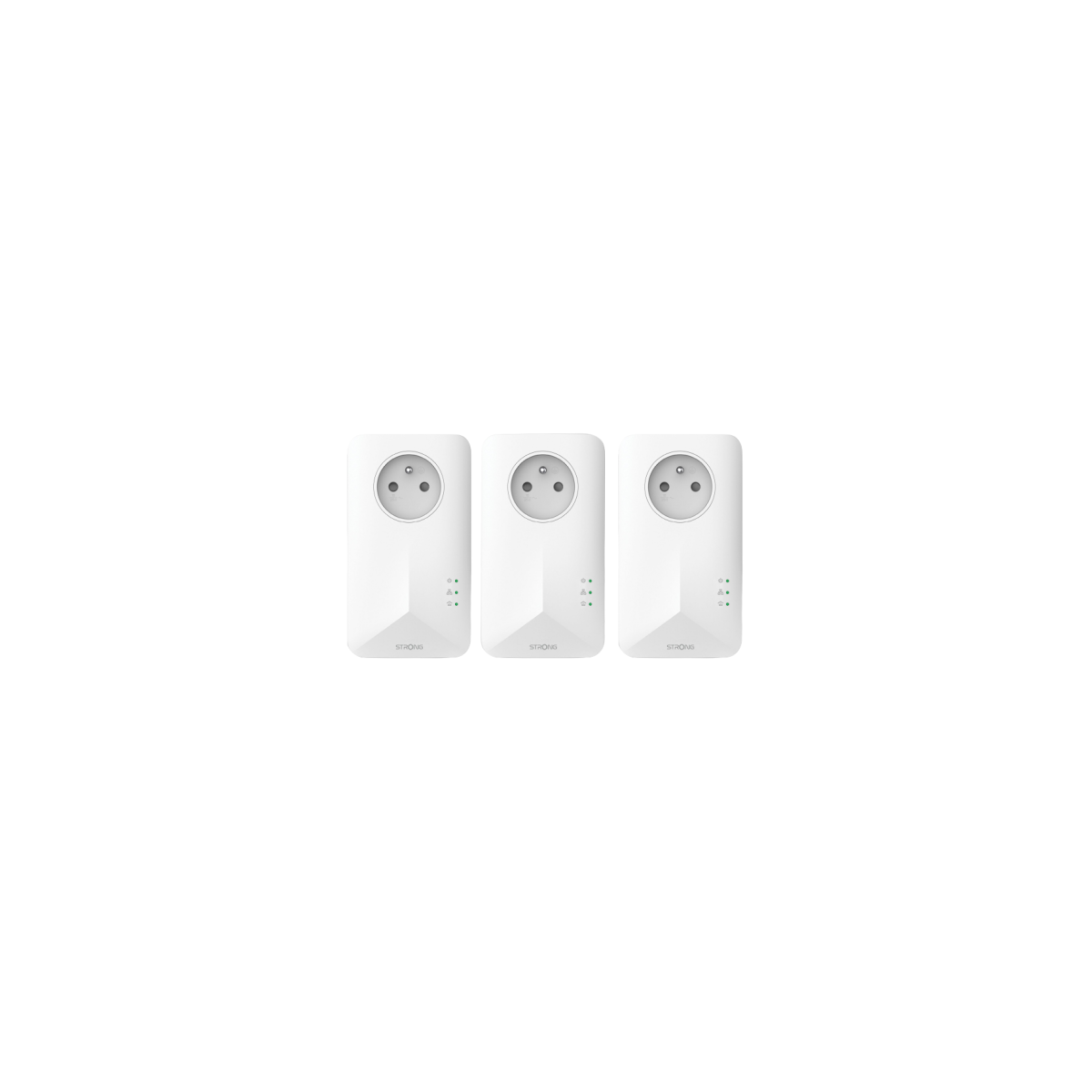 Strong Powerline 1000 1000 Mbit s Ethernet Blanco 3 piezas