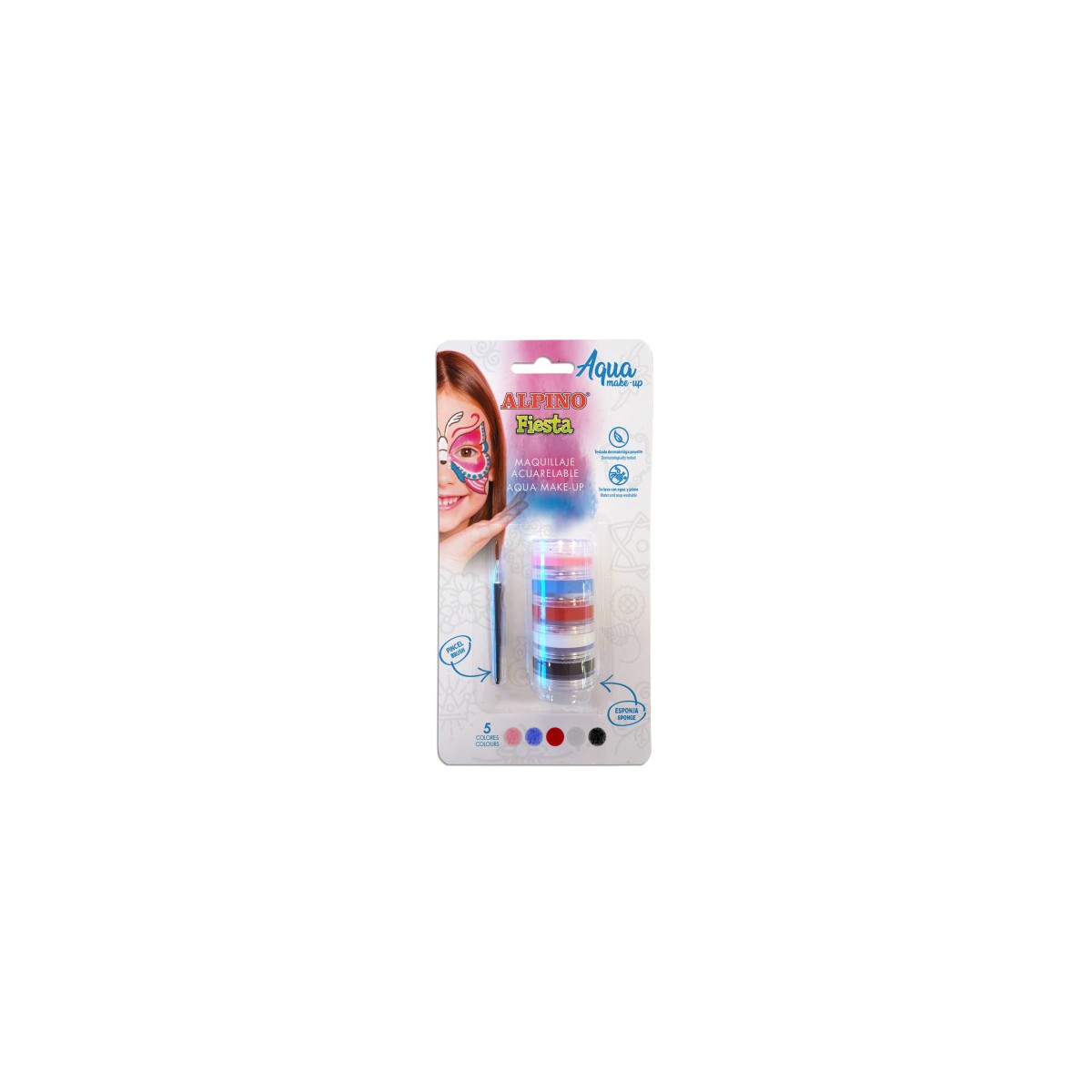 BLiSTER BOTES MAQUILLAJE ACUARELABLE ALPINO DL000621
