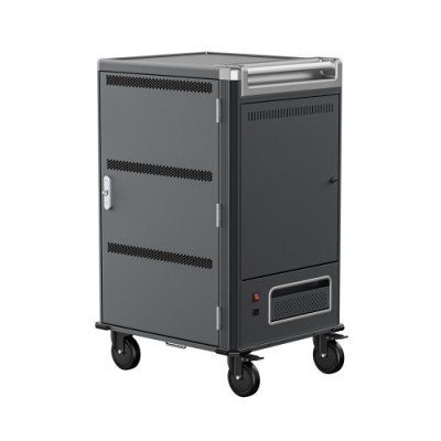 Ewent EW1701 carrito y armario de dispositivo portatil Armario de gestion y carga para dispositivos portatiles Negro Gris