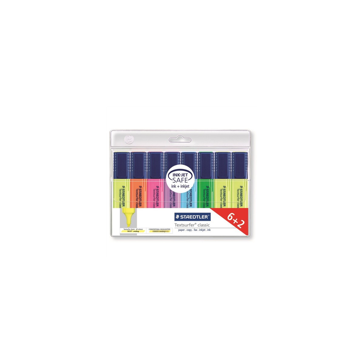 ESTUCHE 62 MARCADORES FLUORESCENTES TEXTSURFER CLASSIC 1 5MM SURTIDOS STAEDTLER 364 A WP8