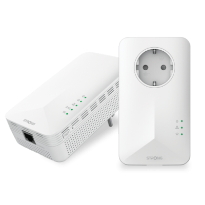 Strong POWERL1000DUOWIFIEUV2 1000 Mbit s Ethernet Wifi Blanco 2 piezas