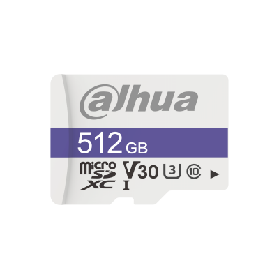 512GB MICROSD CARD READ SPEED UP TO 100 MB S WRITE SPEED UP TO 80 MB S SPEED CLASS C10 U3 V30 TBW 70TB DHI TF C100 512GB