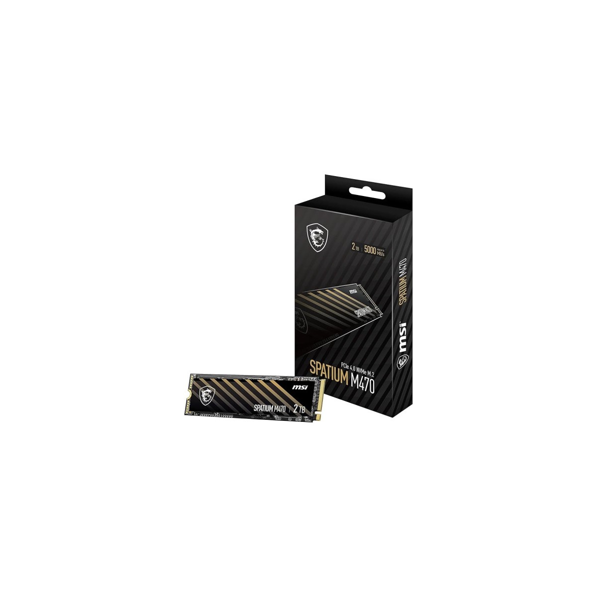SSD MSI SPATIUM M470 Pro PCIe 40 NVMe M2 2TB
