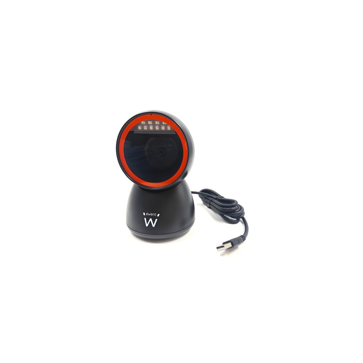 Ewent EW3450 lector de codigo de barras Lector de codigos de barras fijo 1D 2D CMOS Negro