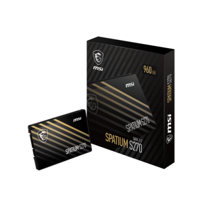 MSI SPATIUM S270 SATA 25 960GB unidad de estado solido 25 Serial ATA III 3D NAND