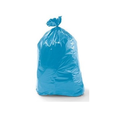 CAJA 30 ROLLOS DE 10 BOLSAS DE BASURA FUERTES 85X105 AZUL FORTPLAS BB421