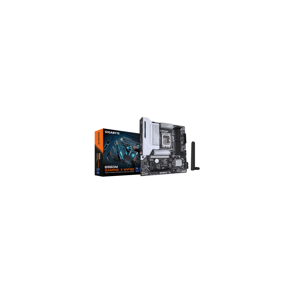 PLACA GIGABYTE B860M GAMING X WIFI6EINTEL1851B8604DDR5256GBHDMIDPUSB44SATA2M225GBELANWIFI6EBT533USB32MATX