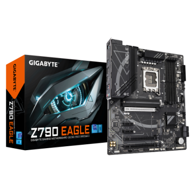 GIGABYTE Z790 EAGLE Placa base Compatible con procesadores Intel Core de 14ª generacion VRM de 1211 fases hasta 7600 MHz DDR5 O
