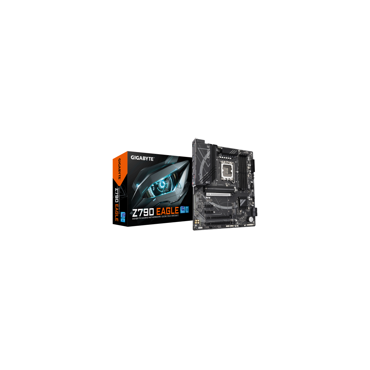GIGABYTE Z790 EAGLE Placa base Compatible con procesadores Intel Core de 14ª generacion VRM de 1211 fases hasta 7600 MHz DDR5 O