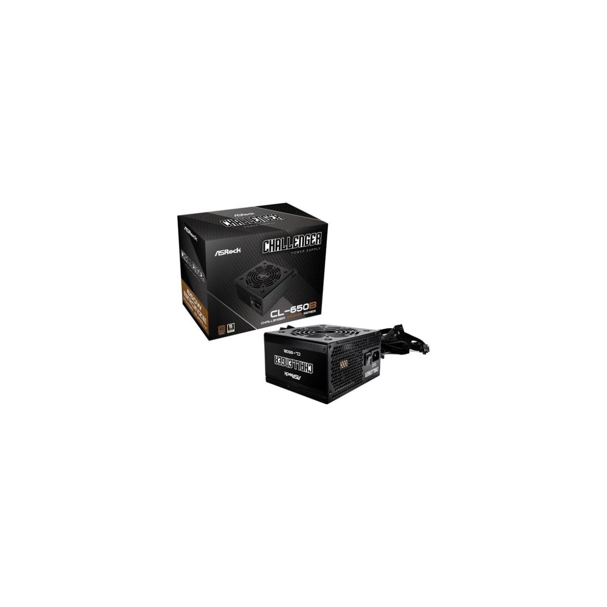 FUENTE ALIMENTACION ASROCK CL 650BPSU650W80 PLUS BRONZE120MMACTIVE PFCPCI E 62 pinx4SATA 5 pinx4