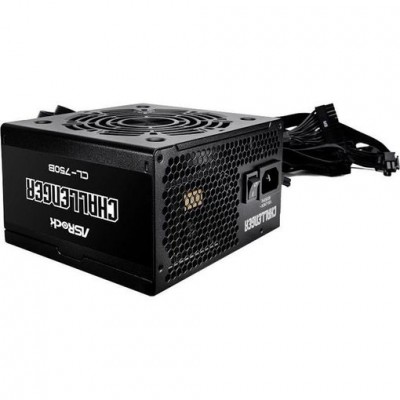 FUENTE ALIMENTACION ASROCK CL 750BPSU750W80 PLUS BRONZE120MMACTIVE PFCPCI E 51 124pinx1PCI E 62 pinx4SATA 5 pinx4
