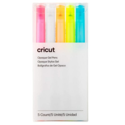 Cricut 2009849 marcador 5 piezas Azul Naranja Rosa Blanco Amarillo