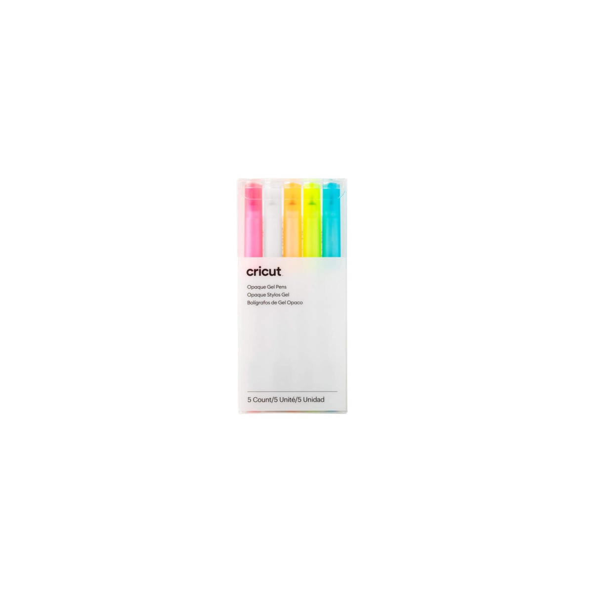 Cricut 2009849 marcador 5 piezas Azul Naranja Rosa Blanco Amarillo