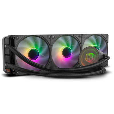 NOX NXHUMMERM360ARGB sistema de refrigeracion para ordenador Procesador Sistema de refrigeracion liquida todo en uno 12 cm Negr