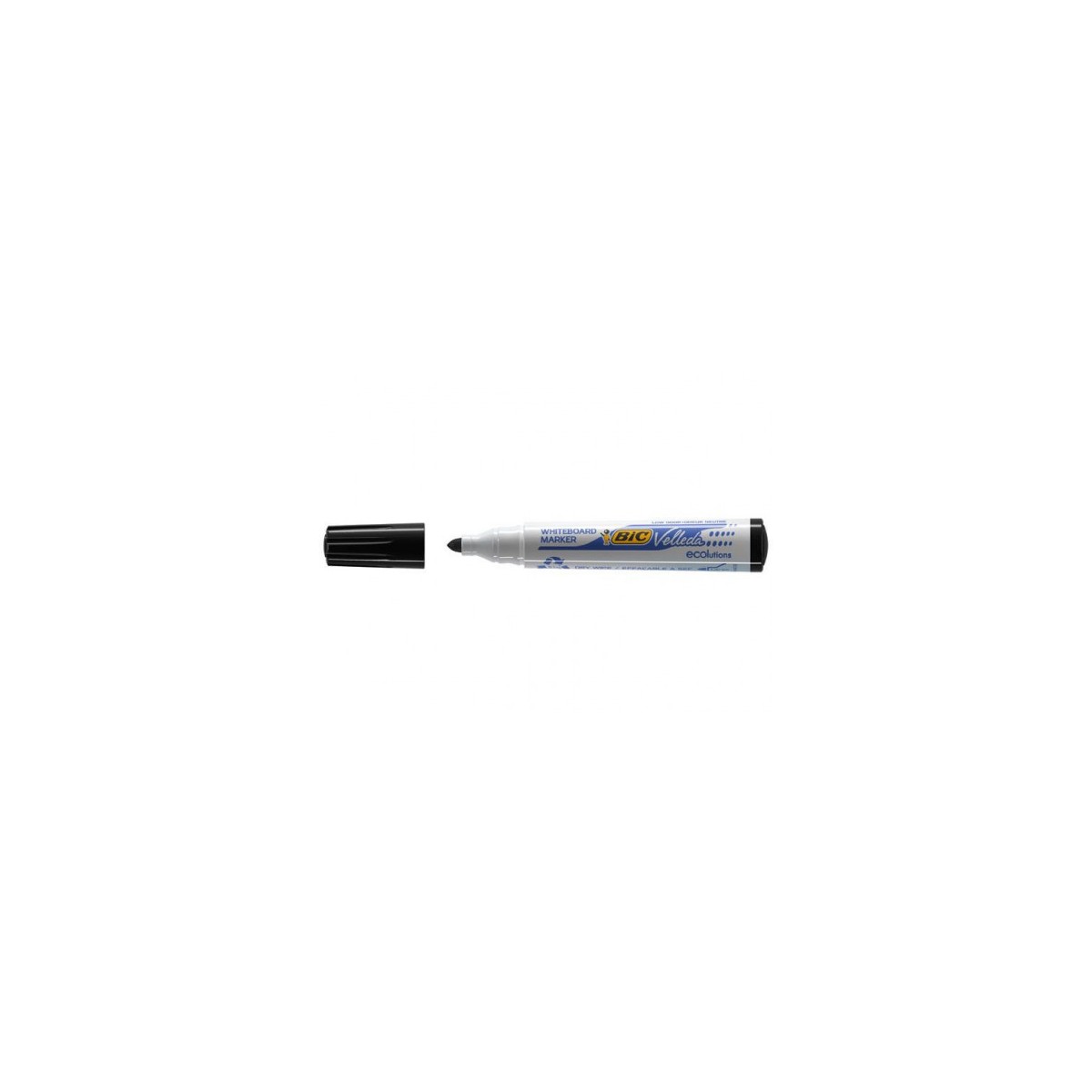 MARCADOR PARA PIZARRA BLANCA 1701 TINTA A BASE DE ALCOHOL TRAZO 15MM NEGRO VELLEDA 904937