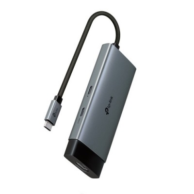 TP Link UH5020C hub de interfaz USB Tipo C 5000 Mbit s Gris