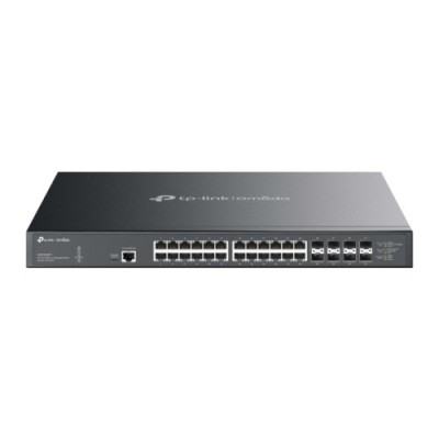 TP Link Omada SX3832MPP switch Gestionado L2 10G Ethernet 100 1000 10000 Energia sobre Ethernet PoE DIN rail Negro